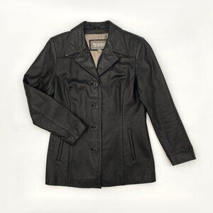 Vintage Wilsons Leather | Single Breasted Leather Blazer Jacket | VERY GOOD!!!